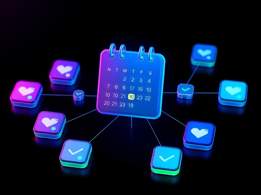 Calendário digital conectado ao WhatsApp com confirmações e lembretes